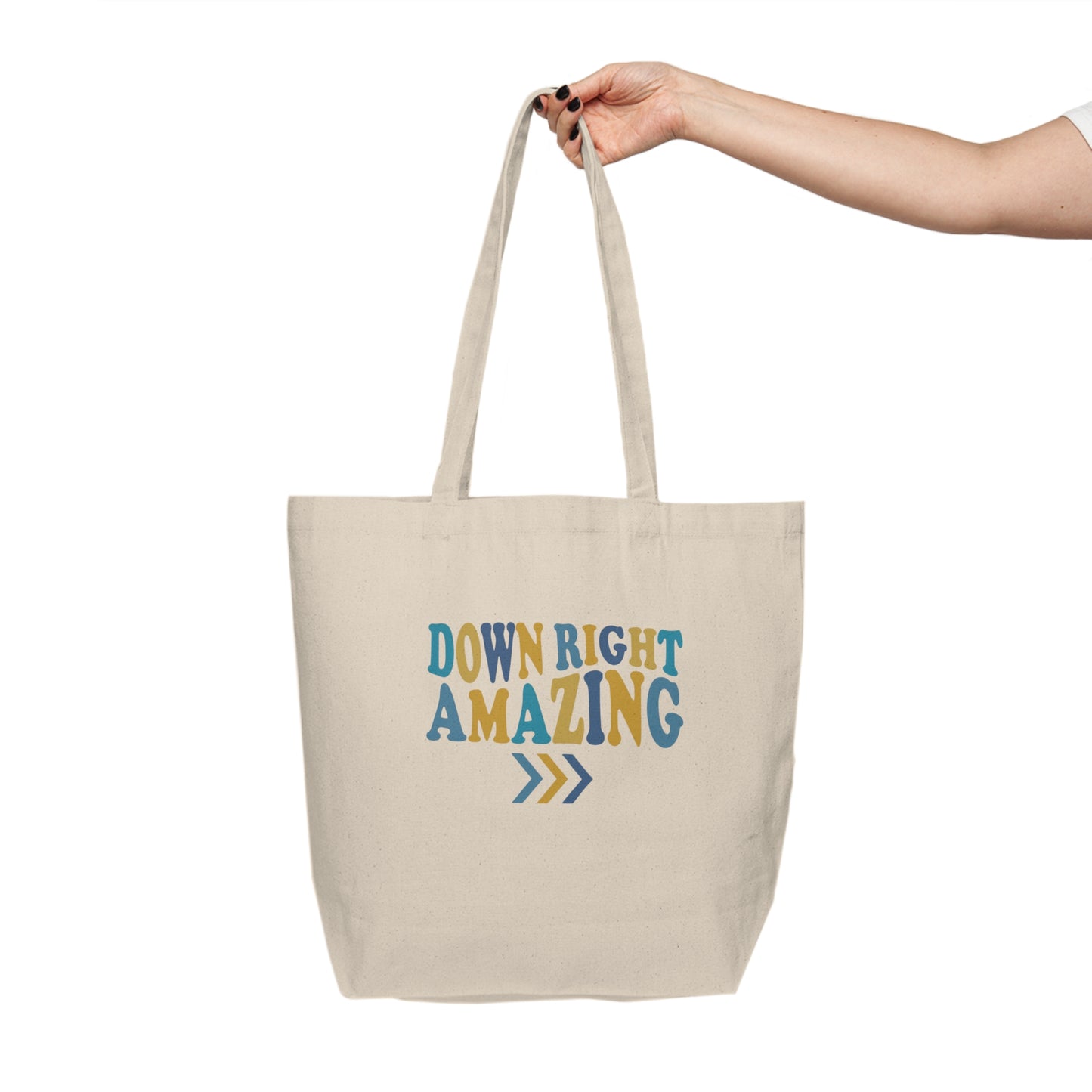 Down Right Amazing Tote | Down Syndrome Awareness Bag | Celebrate the Extra | Trisomy 21 Inclusion Gift | World Down Syndrome Day Tote