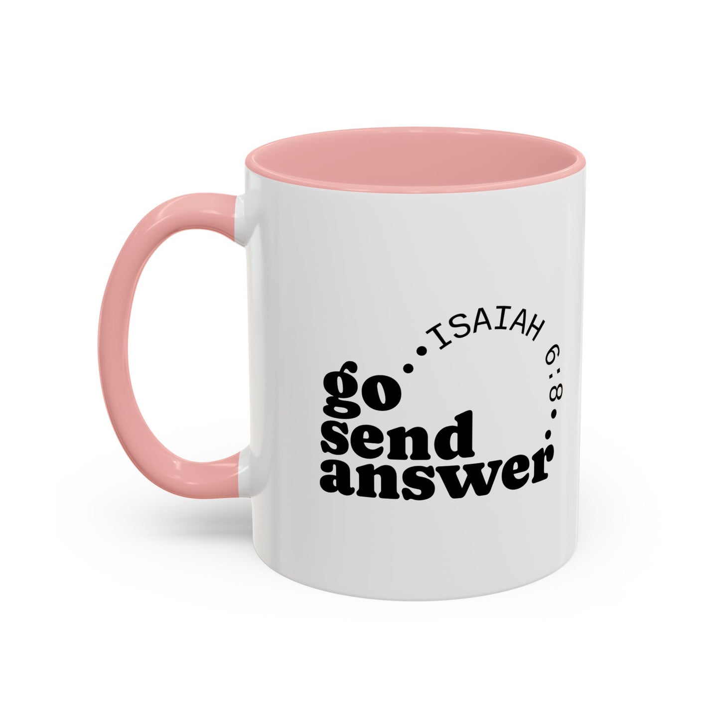 Go Send Answer— Accent Coffee Mug 11oz