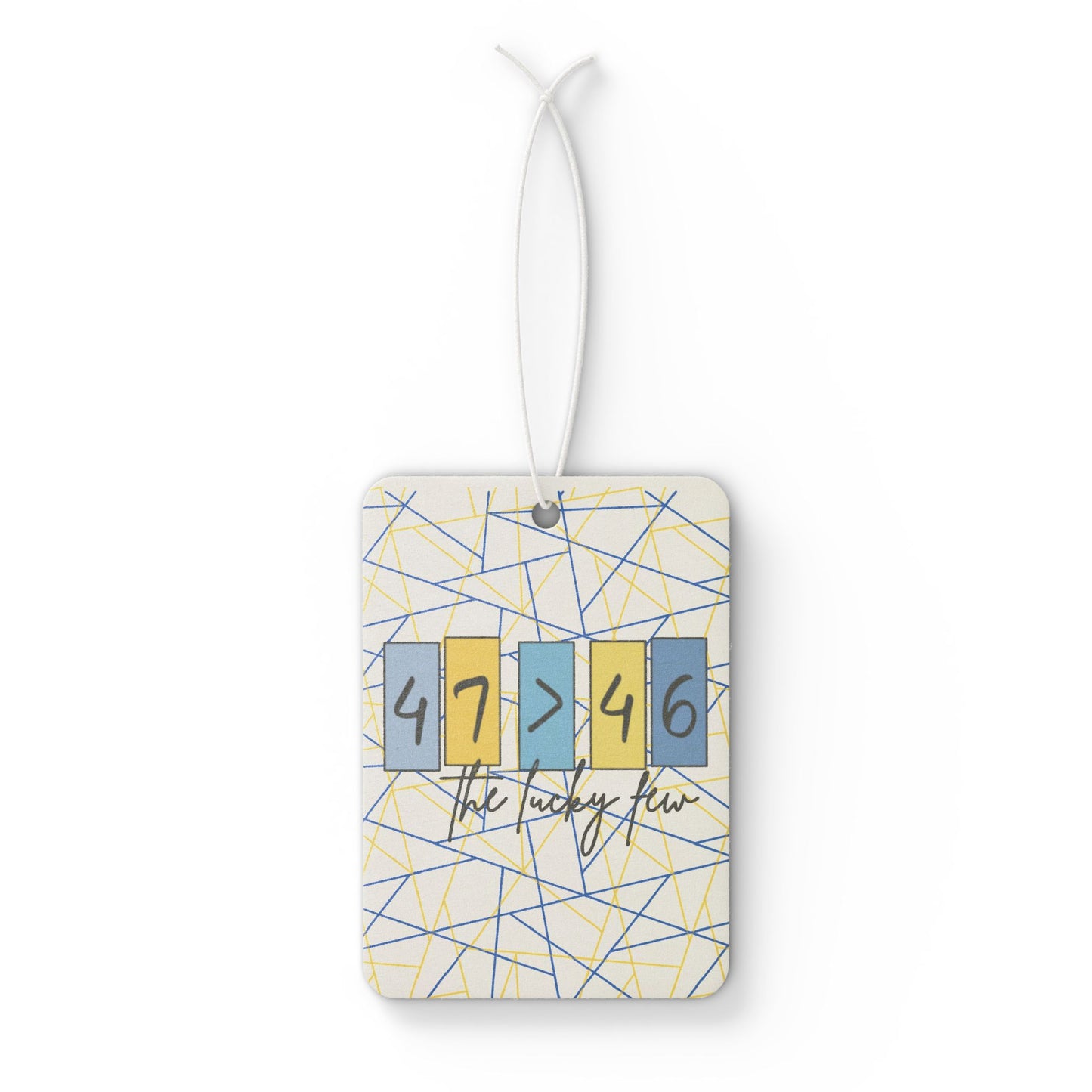 47>46 | Celebrate the Extra Car Air Freshener | Down Syndrome Awareness 3.21 | Trisomy 21 | World Down Syndrome Day | Inclusion & Advocacy Gift