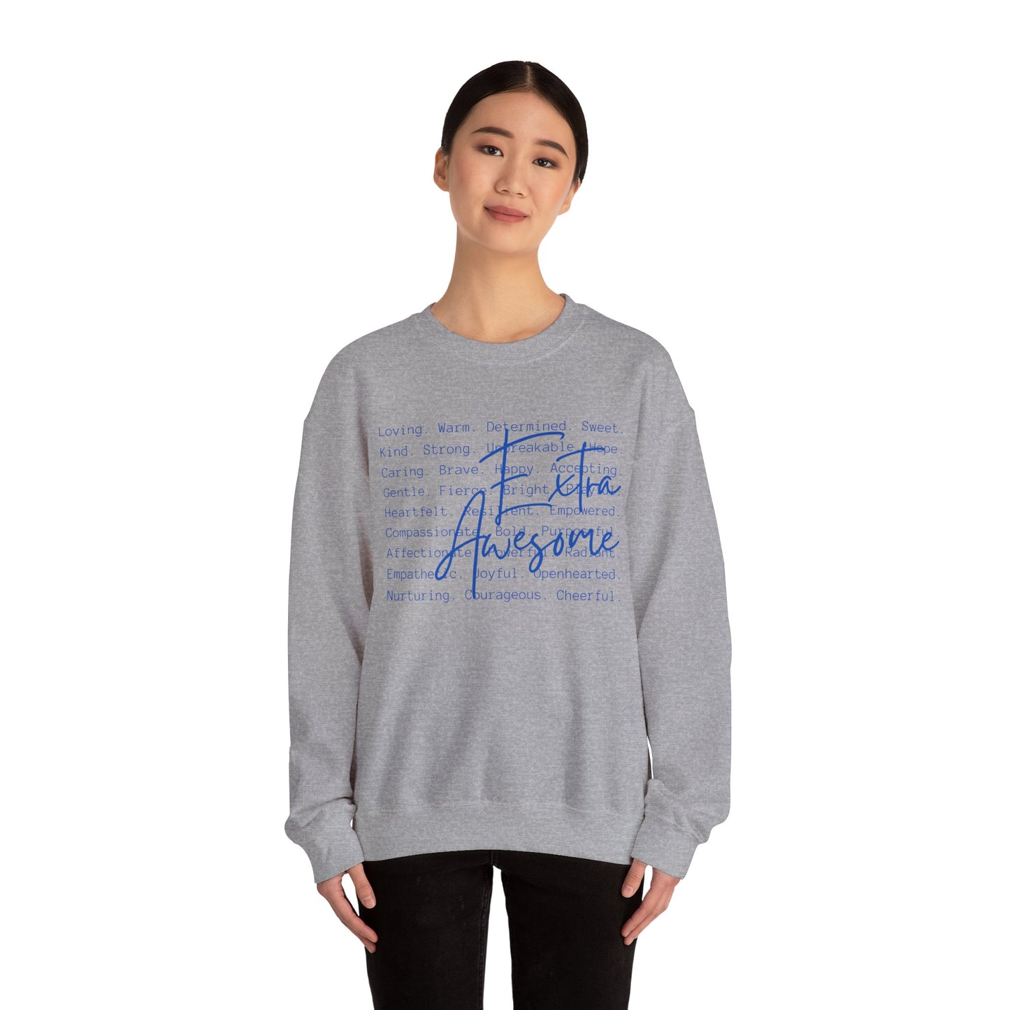 Extra Awesome Sweatshirt | Down Syndrome Awareness Crewneck | Celebrate the Extra