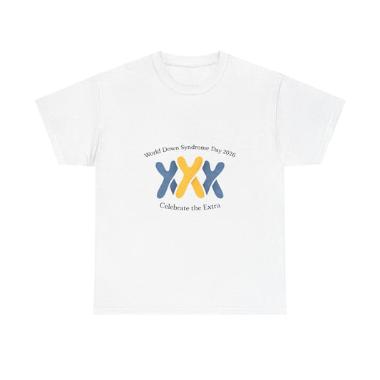 World Down Syndrome Day T-Shirt — "Celebrate the Extra"