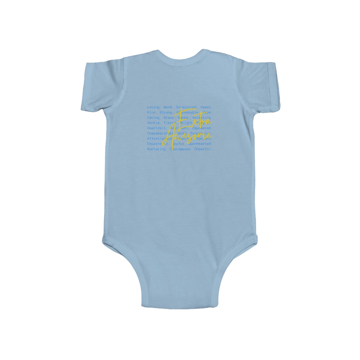 Extra Awesome Infant Onesie | Down Syndrome Awareness | Celebrate the Extra | World Down Syndrome Day