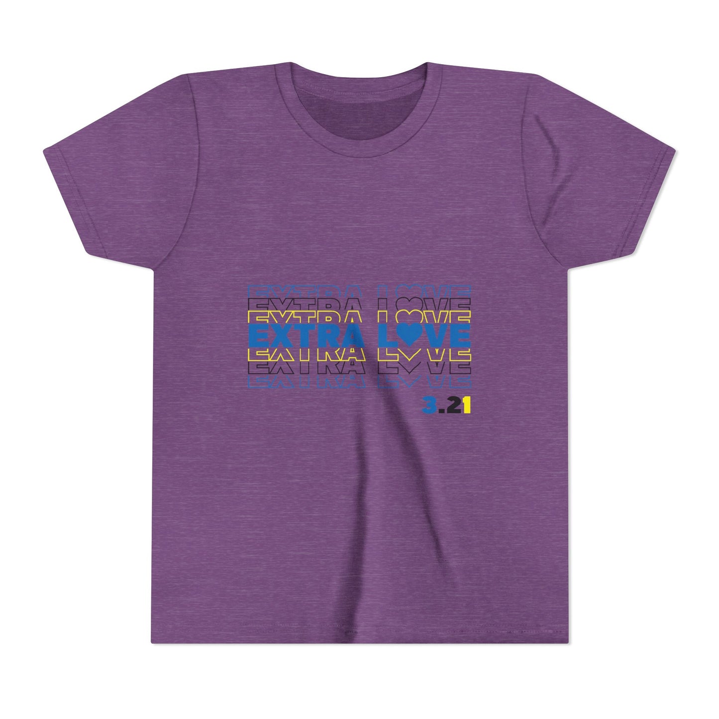 Extra Love 3:21 Youth Tee | Down Syndrome Awareness | Celebrate the Extra | World Down Syndrome Day