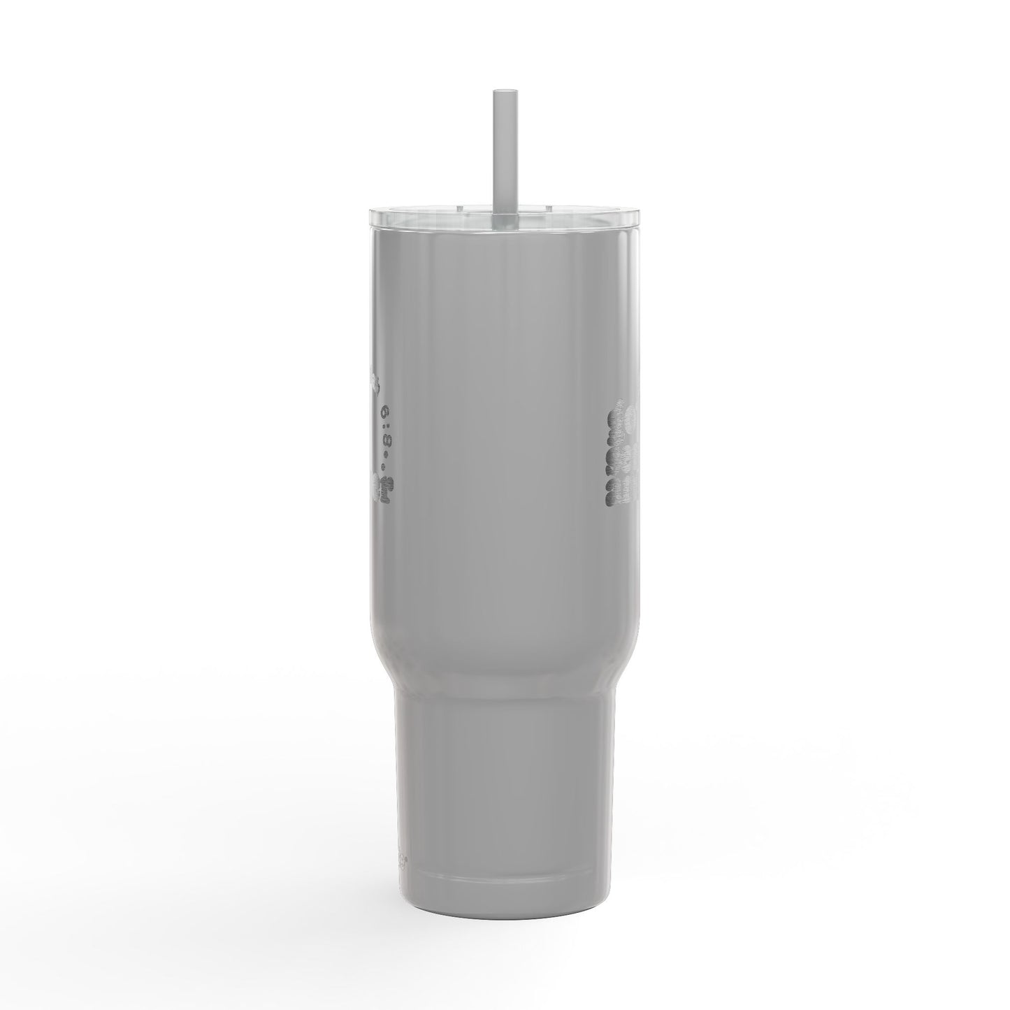 Go, Send, Answer-Send Them Collection- 40oz Engraved Travel Tumbler with Straw