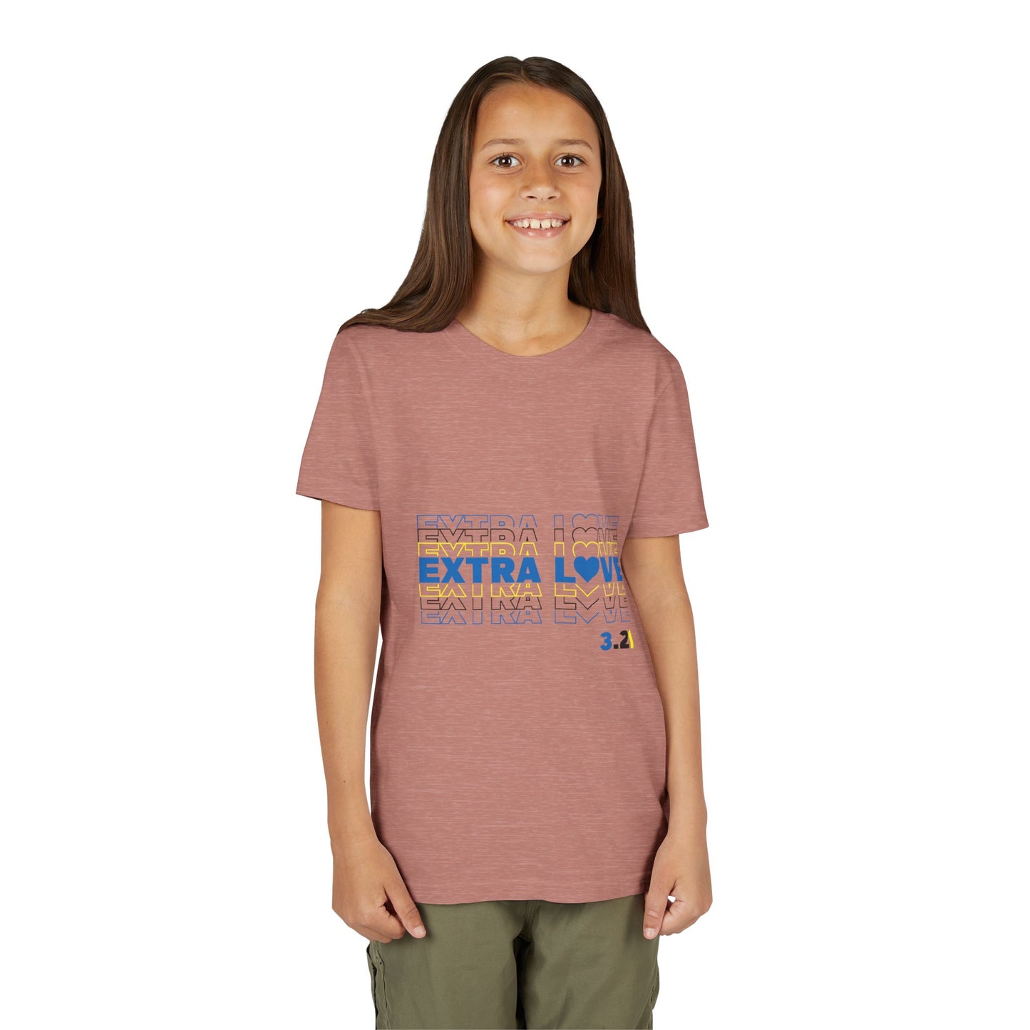 Extra Love 3:21 Youth Tee | Down Syndrome Awareness | Celebrate the Extra | World Down Syndrome Day