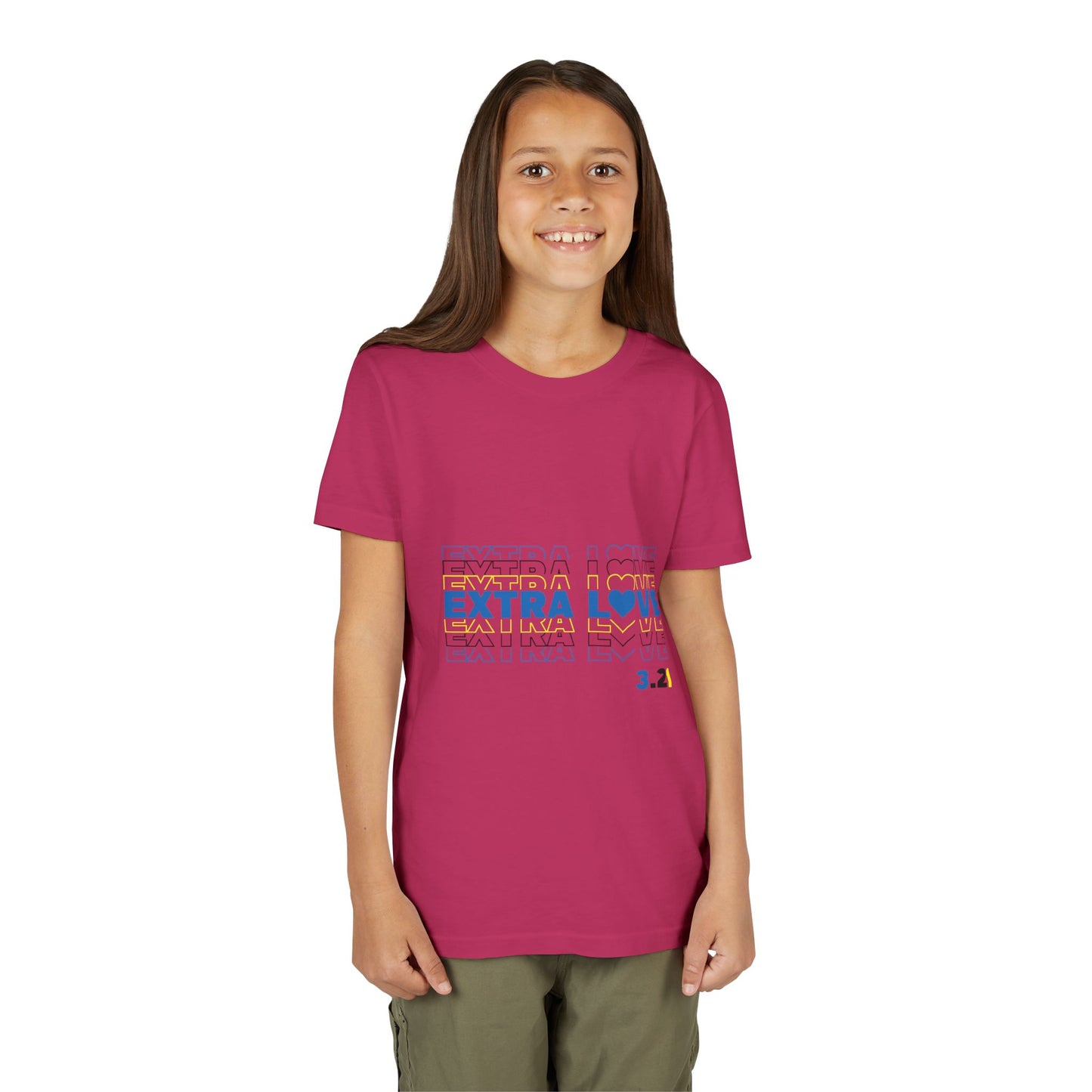 Extra Love 3:21 Youth Tee | Down Syndrome Awareness | Celebrate the Extra | World Down Syndrome Day