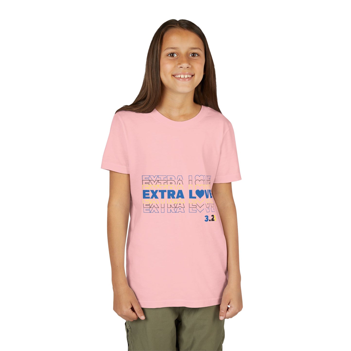 Extra Love 3:21 Youth Tee | Down Syndrome Awareness | Celebrate the Extra | World Down Syndrome Day