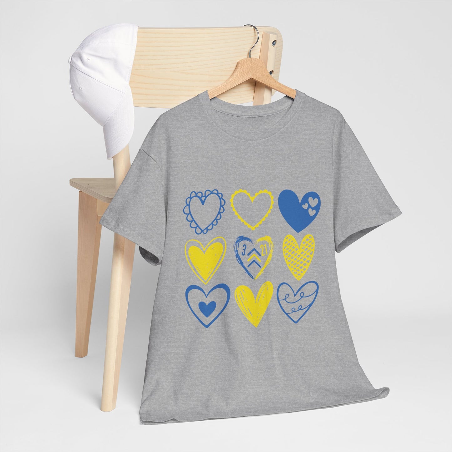 3:21 Heart Doodles Tee | Down Syndrome Awareness | Celebrate the Extra | World Down Syndrome Day
