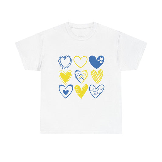 3:21 Heart Doodles Tee | Down Syndrome Awareness | Celebrate the Extra | World Down Syndrome Day