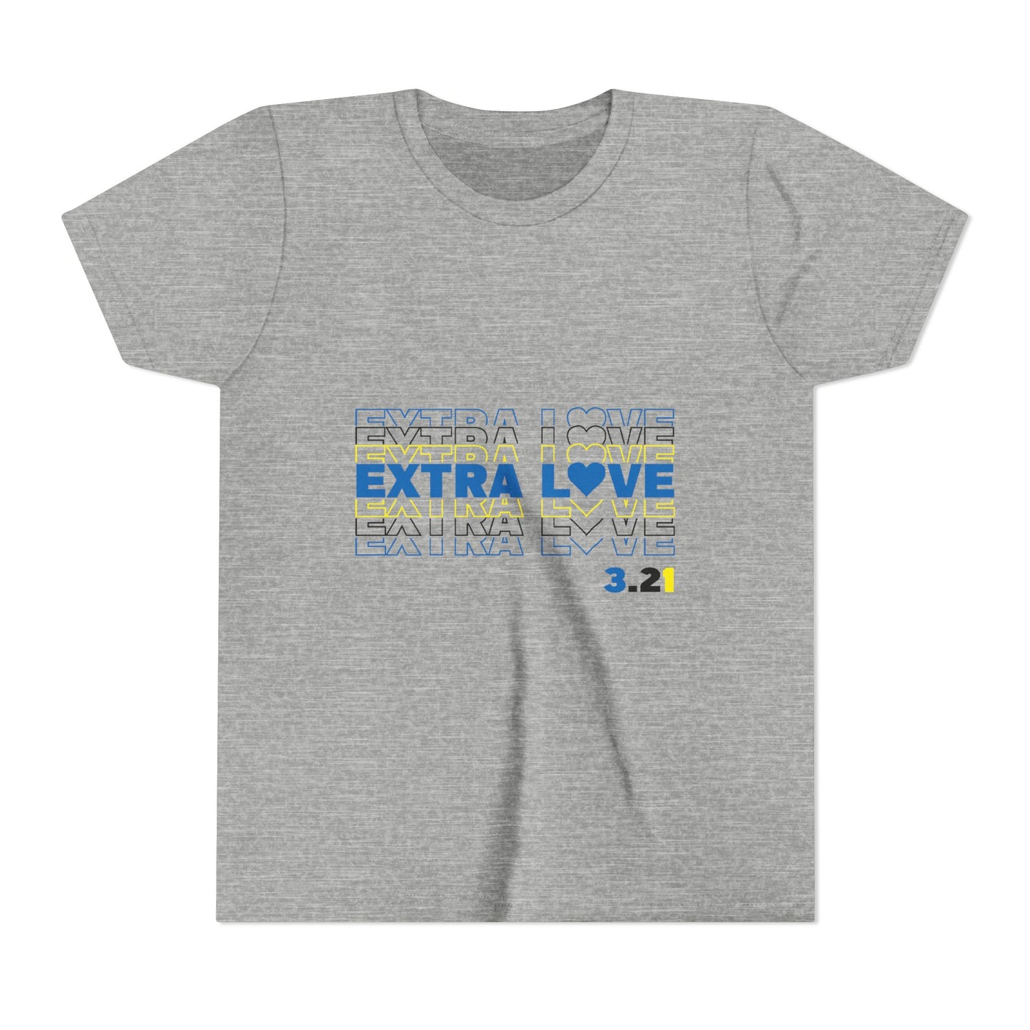Extra Love 3:21 Youth Tee | Down Syndrome Awareness | Celebrate the Extra | World Down Syndrome Day