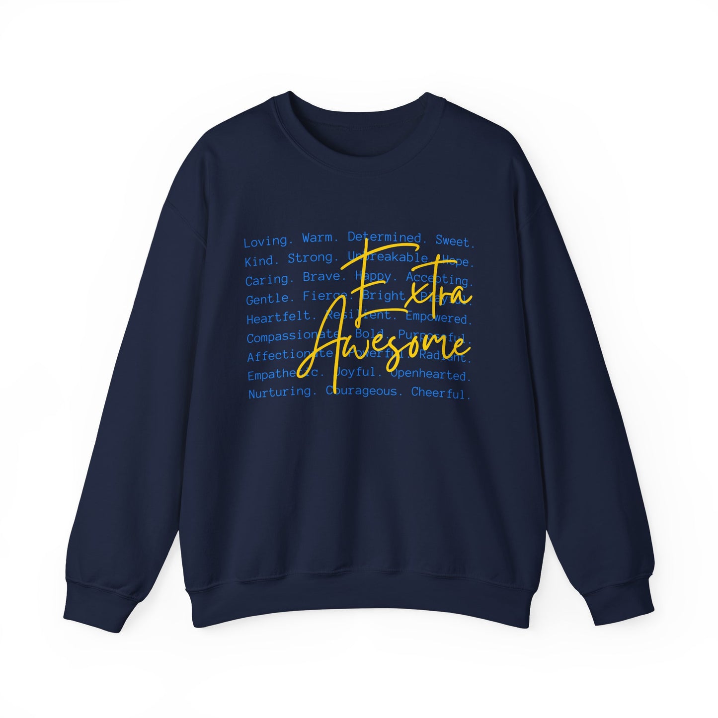 Extra Awesome Sweatshirt | Down Syndrome Awareness Crewneck | Celebrate the Extra