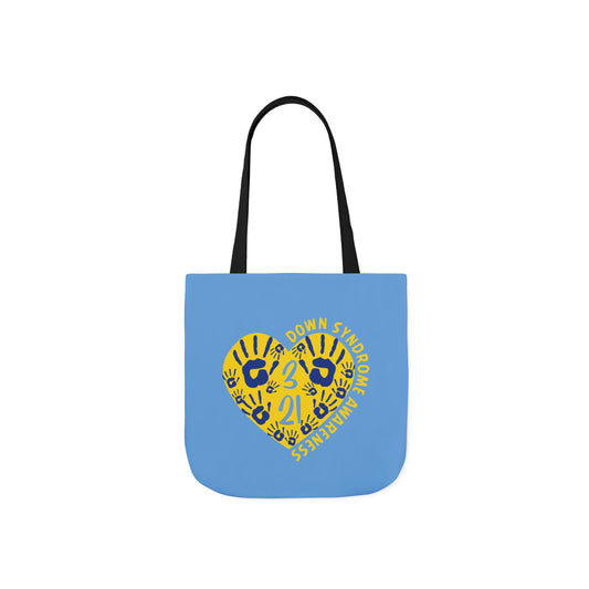 Celebrate the Extra Canvas Tote | Down Syndrome Awareness 3.21 | Trisomy 21 Bag | World Down Syndrome Day | Inclusion Tote with Color Strap Options