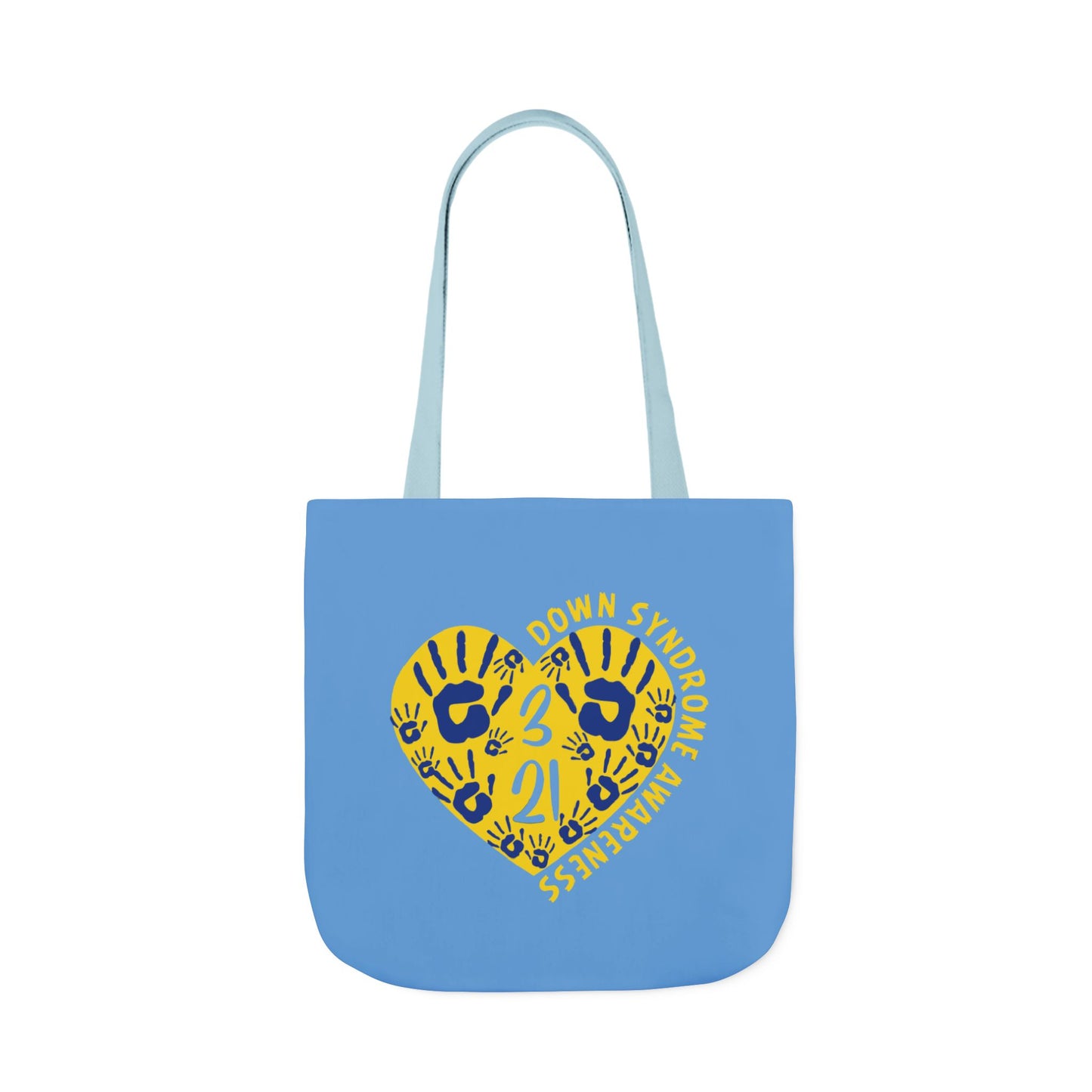 Celebrate the Extra Canvas Tote | Down Syndrome Awareness 3.21 | Trisomy 21 Bag | World Down Syndrome Day | Inclusion Tote with Color Strap Options