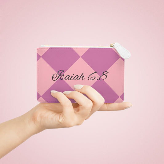 Send Them Mini Clutch | Isaiah 6:8 Faith Wristlet | Mission Fundraiser Accessory
