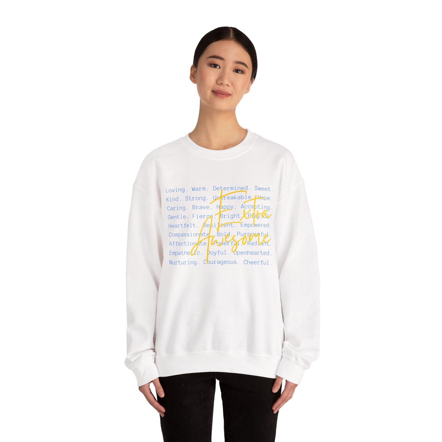 Extra Awesome Sweatshirt | Down Syndrome Awareness Crewneck | Celebrate the Extra