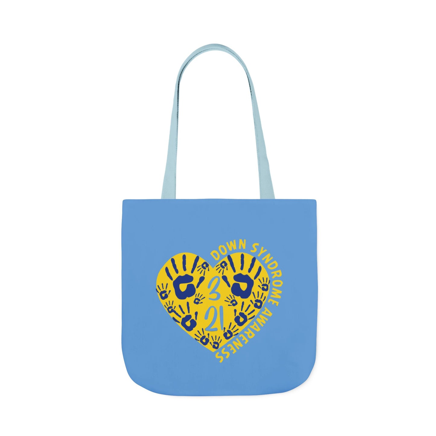 Celebrate the Extra Canvas Tote | Down Syndrome Awareness 3.21 | Trisomy 21 Bag | World Down Syndrome Day | Inclusion Tote with Color Strap Options