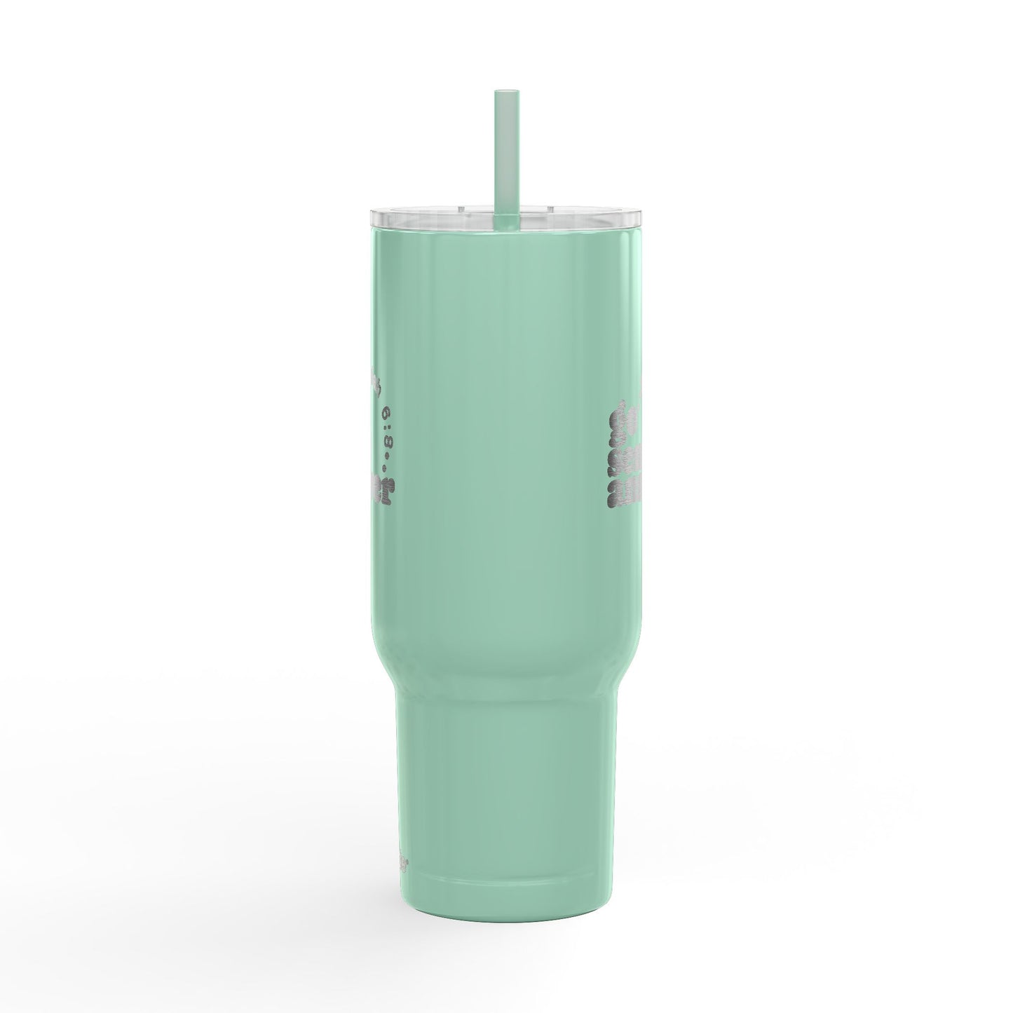 Go, Send, Answer-Send Them Collection- 40oz Engraved Travel Tumbler with Straw