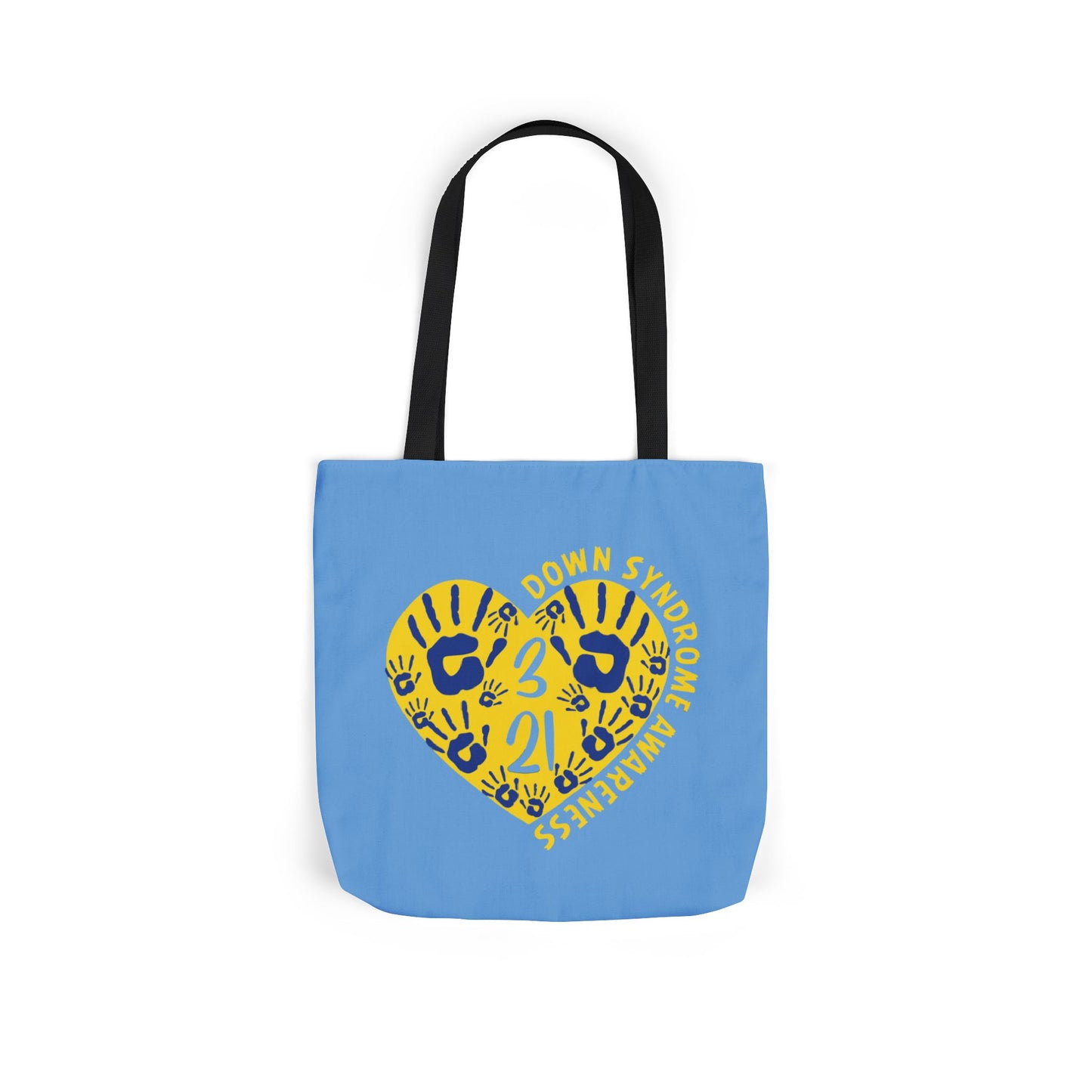 Celebrate the Extra Canvas Tote | Down Syndrome Awareness 3.21 | Trisomy 21 Bag | World Down Syndrome Day | Inclusion Tote with Color Strap Options
