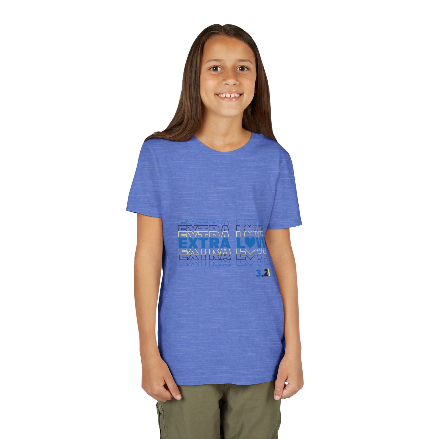 Extra Love 3:21 Youth Tee | Down Syndrome Awareness | Celebrate the Extra | World Down Syndrome Day