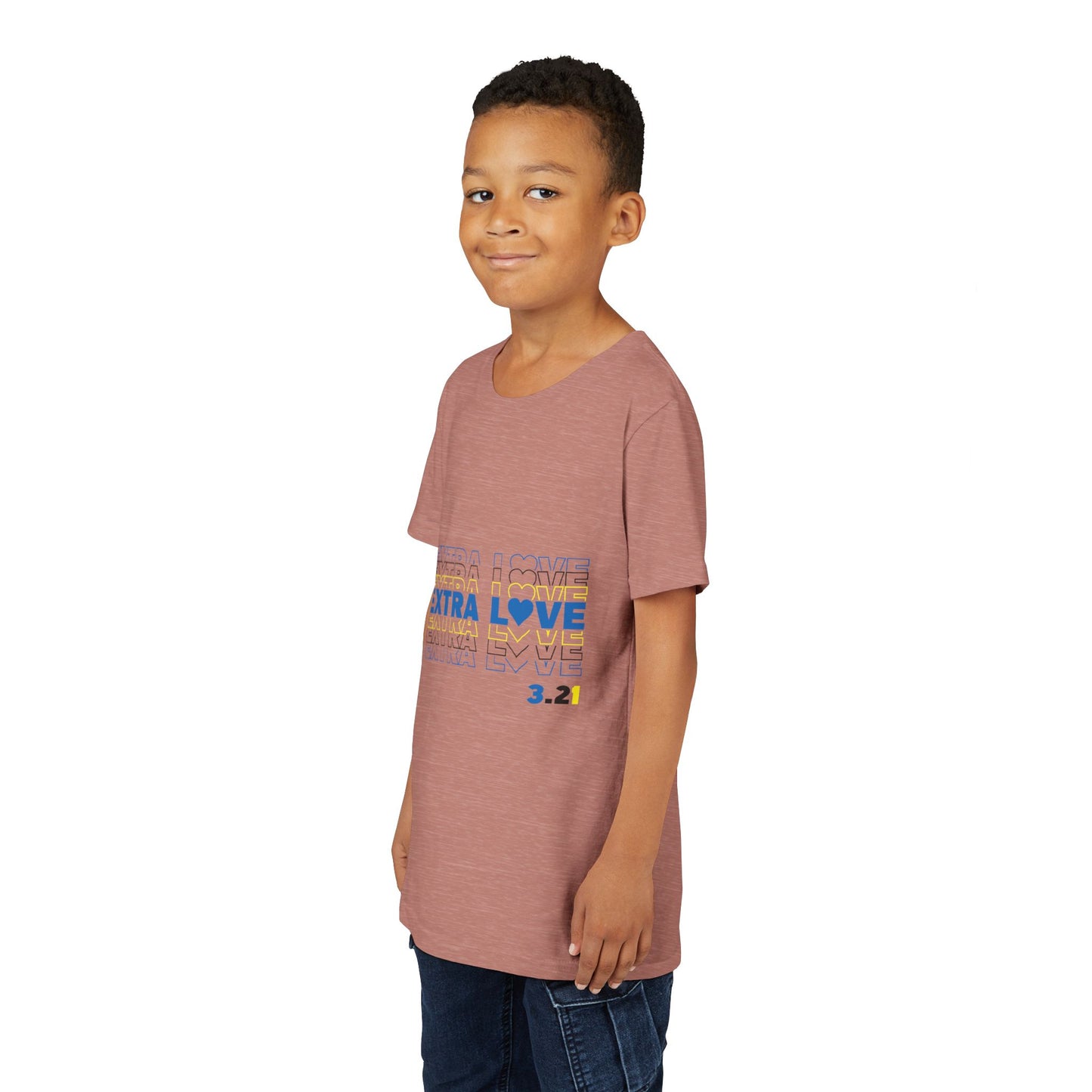 Extra Love 3:21 Youth Tee | Down Syndrome Awareness | Celebrate the Extra | World Down Syndrome Day