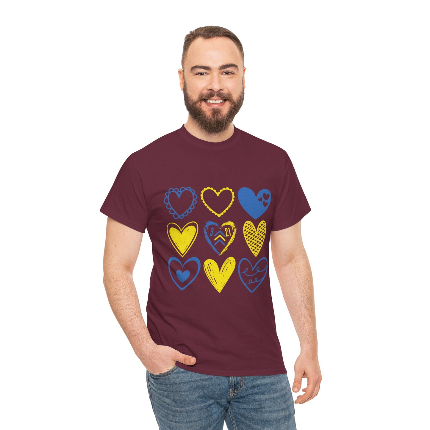 3:21 Heart Doodles Tee | Down Syndrome Awareness | Celebrate the Extra | World Down Syndrome Day