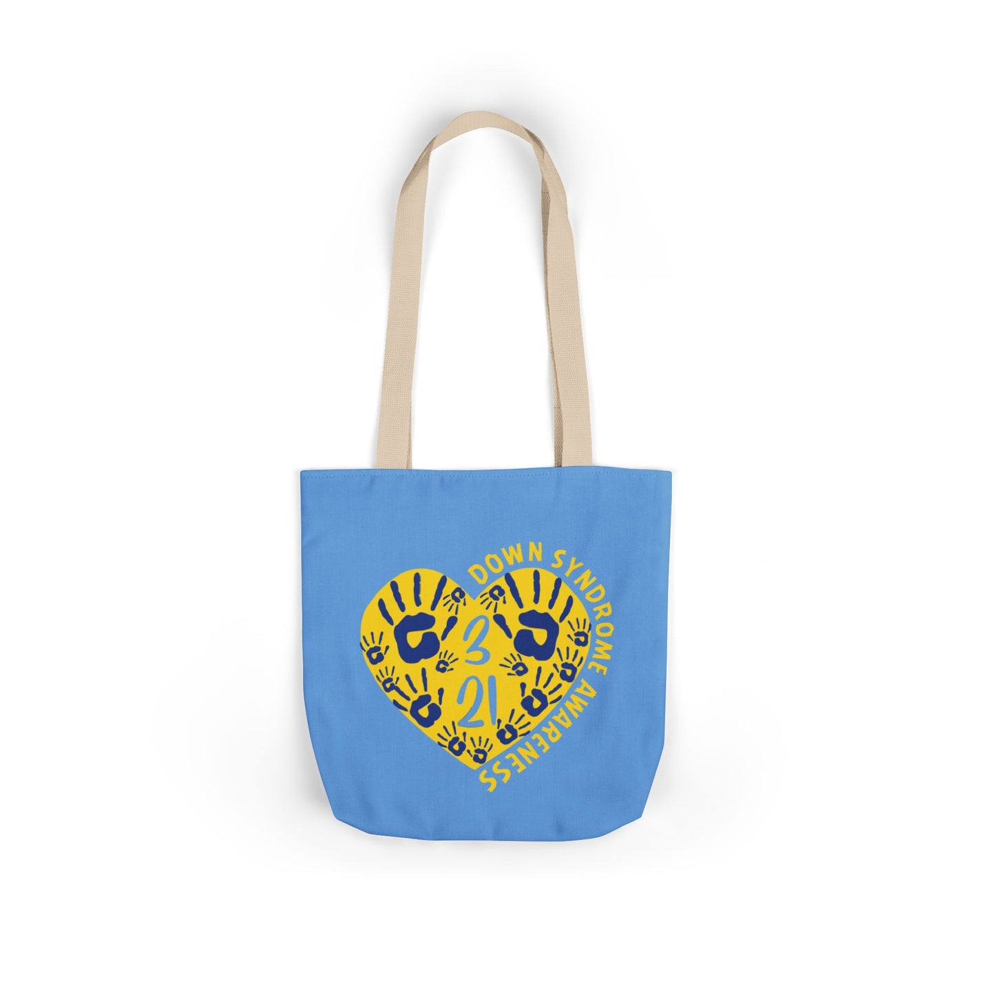 Celebrate the Extra Canvas Tote | Down Syndrome Awareness 3.21 | Trisomy 21 Bag | World Down Syndrome Day | Inclusion Tote with Color Strap Options