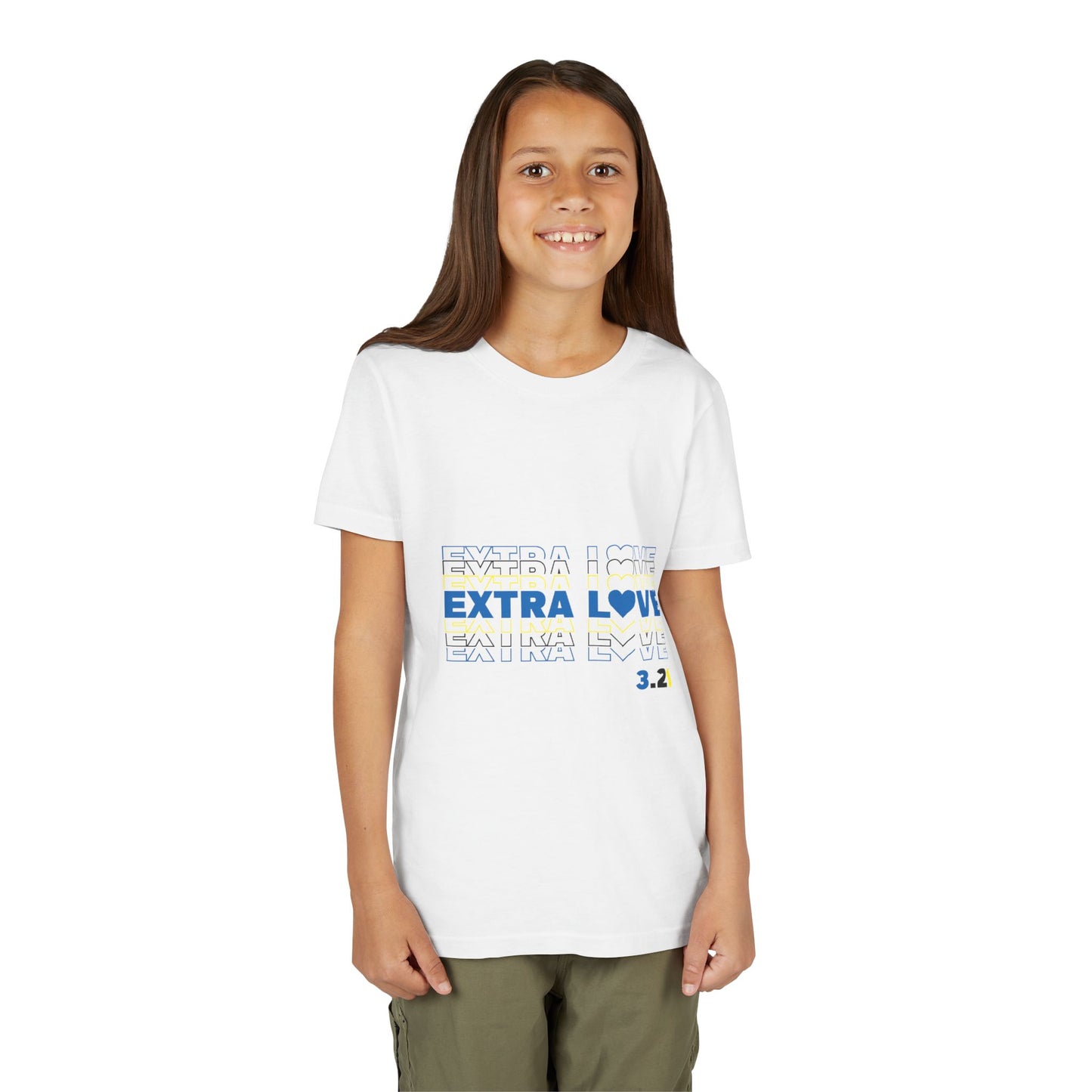Extra Love 3:21 Youth Tee | Down Syndrome Awareness | Celebrate the Extra | World Down Syndrome Day