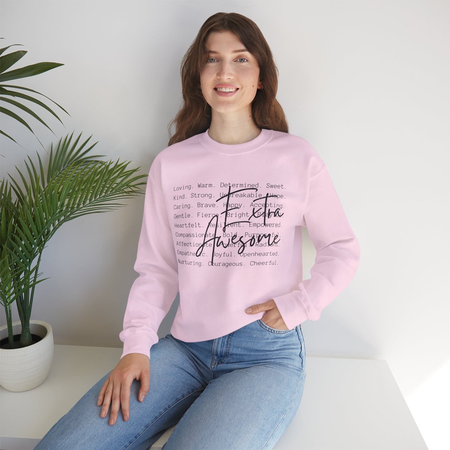 Extra Awesome Sweatshirt | Down Syndrome Awareness Crewneck | Celebrate the Extra