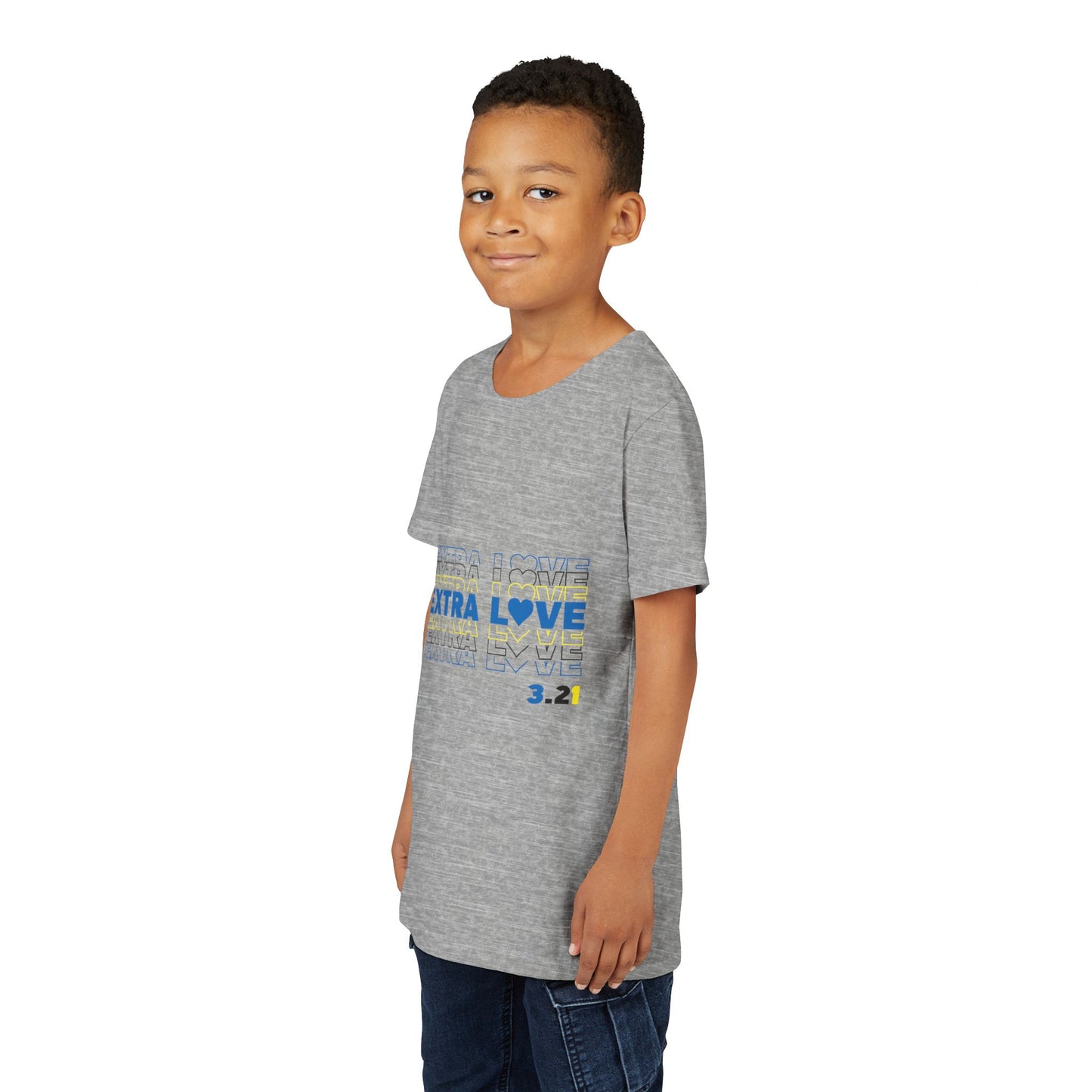 Extra Love 3:21 Youth Tee | Down Syndrome Awareness | Celebrate the Extra | World Down Syndrome Day