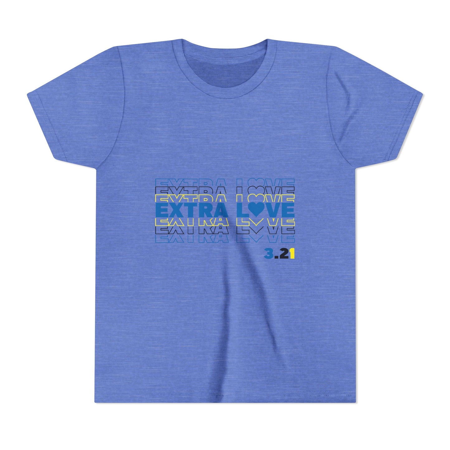 Extra Love 3:21 Youth Tee | Down Syndrome Awareness | Celebrate the Extra | World Down Syndrome Day