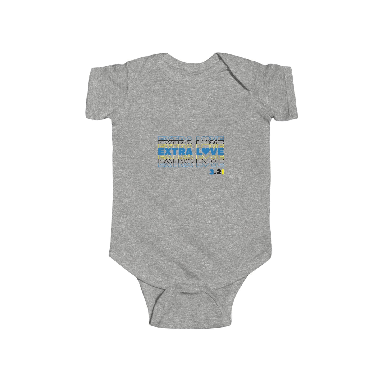 Extra Love Infant Onesie | Down Syndrome Awareness | Celebrate the Extra | World Down Syndrome Day