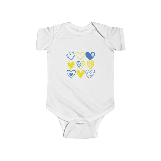 3:21 Heart Doodles Infant Onesie | Down Syndrome Awareness | Celebrate the Extra | World Down Syndrome Day
